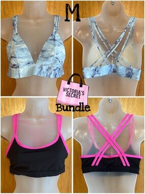 Victoria's Secret PINK Sports Bra Bundle sz M